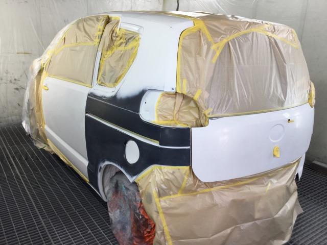 トヨタ　ポルテ　板金・外装補修　【　松本市　安曇野市　】