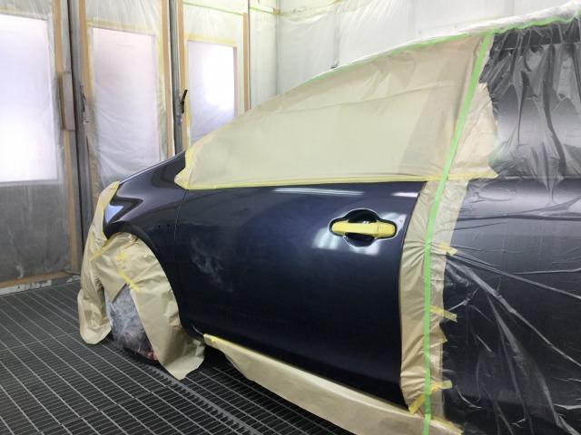 トヨタ　アクア　板金・外装補修　代車無料　指定工場　【　松本市　安曇野市　】