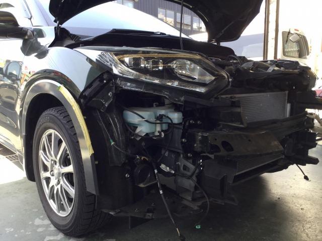 ホンダ ヴェゼル 板金・外装補修 代車無料 指定工場 【 松本市 安曇野市 】