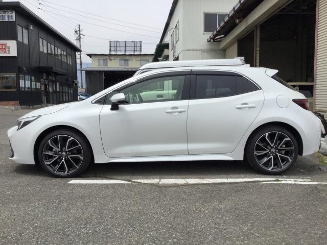 トヨタ　カローラスポーツ　板金・外装補修　代車無料　指定工場　【　松本市　安曇野市　】