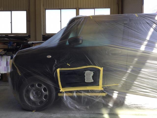 スズキ　ハスラー　板金・外装補修　代車無料　指定工場　【　松本市　安曇野市　】