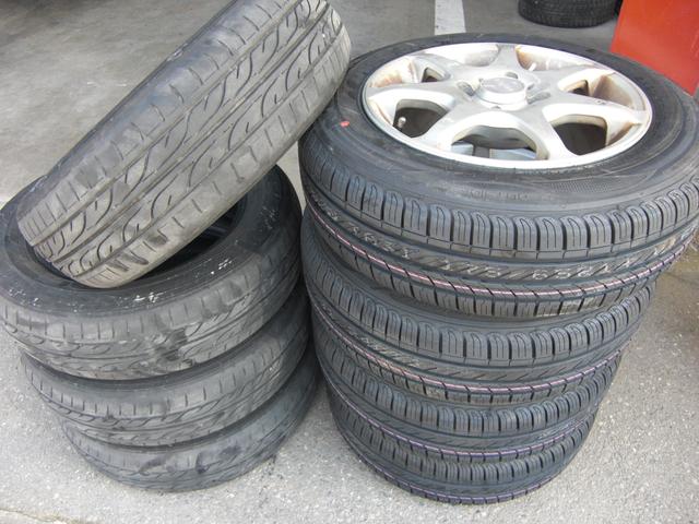 小松市 持込み タイヤ 4本 交換 お得 175/65R14