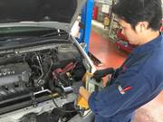 バッテリーチェックです。エンジンがかかりにくいなと思ったらすぐにお越しください！