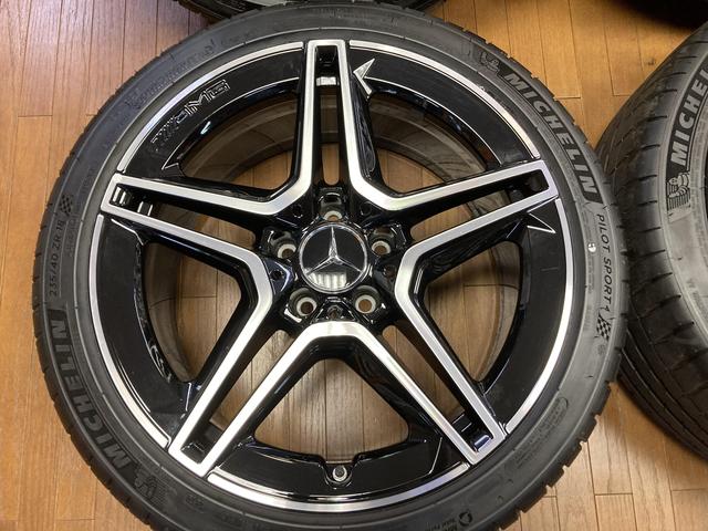 ◆美品◆W177 AMG A35純正 5スポーク◆8+40 5H112◆ミシュラン PS4 235/40R18 2019年製造◆V177 W176 A45 CLA X117 A45 X118 A35 等