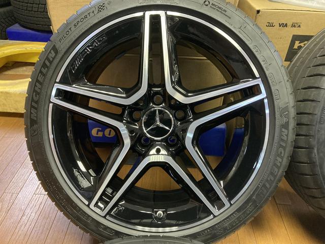 ◆美品◆W177 AMG A35純正 5スポーク◆8+40 5H112◆ミシュラン PS4 235/40R18 2019年製造◆V177 W176 A45 CLA X117 A45 X118 A35 等