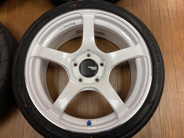 ◆美品◆YOKOHAMA アドバン TC4◆7.5J+48 5H114.3◆YH アドバンフレバ 195/45R17 2020年製造◆スイフトスポーツ CR-Z 等!!