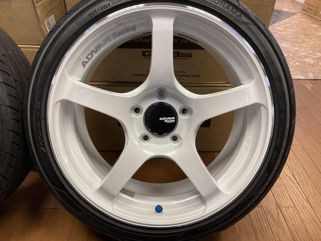 ◆美品◆YOKOHAMA アドバン TC4◆7.5J+48 5H114.3◆YH アドバンフレバ 195/45R17 2020年製造◆スイフトスポーツ CR-Z 等!!