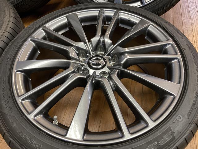 ◆美品!!NISSAN V37 スカイライン 400R 純正◆8.5J+50 5H114.3◆DL SPスポーツMAXX050 DSST 245/40R19 2019年製造◆エアセンサー付き◆