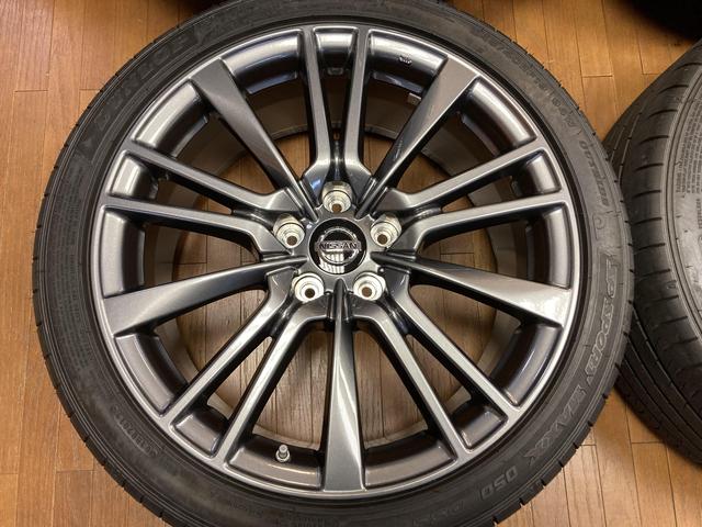 ◆美品!!NISSAN V37 スカイライン 400R 純正◆8.5J+50 5H114.3◆DL SPスポーツMAXX050 DSST 245/40R19 2019年製造◆エアセンサー付き◆