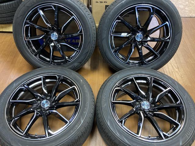 ◆Weds レオニス グレイラα◆8J+42 5H114.3◆ブリヂストン レグノ GR-V2 235/50R18 2017年製造◆アルファード ヴェルファイア フーガ 等◆