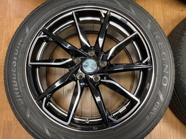 ◆Weds レオニス グレイラα◆8J+42 5H114.3◆ブリヂストン レグノ GR-V2 235/50R18 2017年製造◆アルファード ヴェルファイア フーガ 等◆