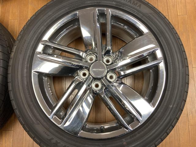 ◆NISSAN E52 エルグランド オーテック純正◆7.5J+55 5H114.3◆YH ブルーアースXT 225/55R18 2020年製造◆スカイラインクロスオーバー等 ◆