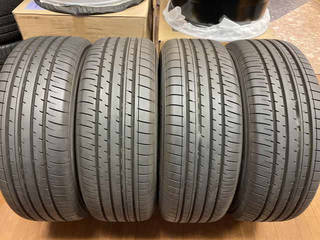 ◆NISSAN E52 エルグランド オーテック純正◆7.5J+55 5H114.3◆YH ブルーアースXT 225/55R18 2020年製造◆スカイラインクロスオーバー等 ◆