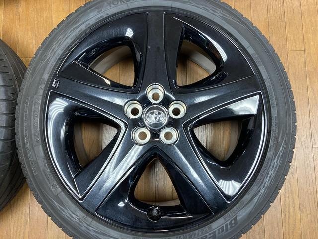 ◆TOYOTA トヨタ 50プリウス純正◆7J+50 5H100◆ヨコハマ ブルーアースGT 215/45R17 2019年製造◆ ウィッシュ カルディナ 86 BRZ 等に◆