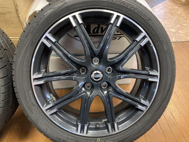 ◆美品!!NISSAN ジューク NISMO ◆7J+47 5H114.3◆トーヨー トランパスMPZ 225/45R18 2021年製造◆プレサージュ ティアナ リーフ 等に◆