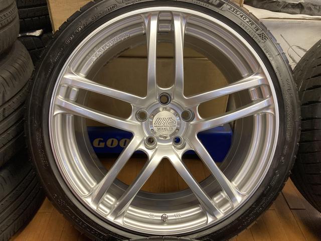 ◆YOKOHAMA AVSモデルT5◆希少サイズ◆8.5J+35 5H112◆ミシュラン PS4 235/40R18 2019年製造◆アウディA4 シロッコ ベンツ A45 CLA45 等◆