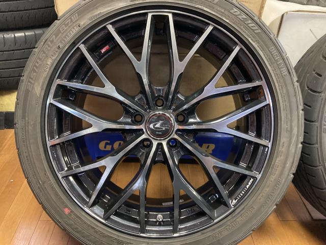 ◇美品◇Weds レオニスMX◇7J+47 5H100◇ディレッツァDZ102 215 ◇美品◇Weds レオニスMX◇7J+47 5H100◇ディレッツァDZ102 215