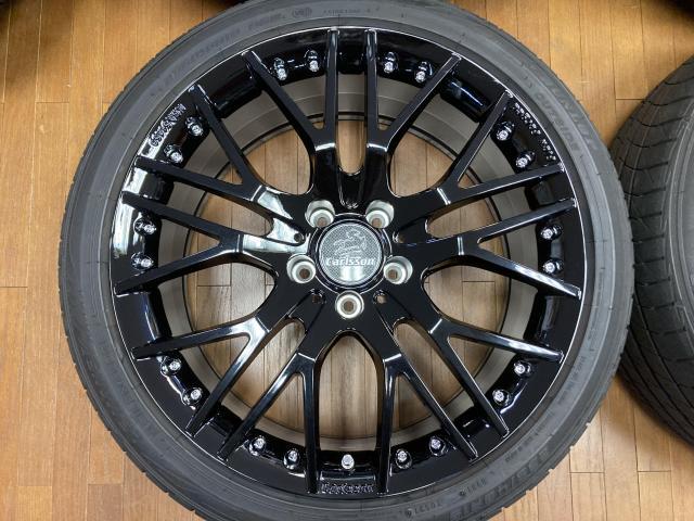 カールソン　245/35R21インチアルミホイール4本セット　美品　ばり山