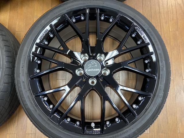 カールソン　245/35R21インチアルミホイール4本セット　美品　ばり山