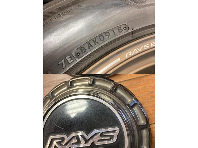 ◆希少!!RAYS レイズ 鍛造 TE37 ウルトララージPCD◆キャップ付属◆アレンザ001 265/50R20 2018年製◆ランクル プラド サーフ FJクルーザー