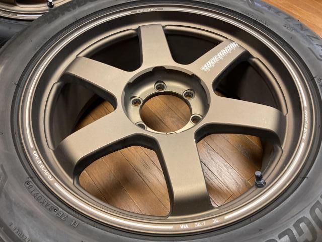 ◆希少!!RAYS レイズ 鍛造 TE37 ウルトララージPCD◆キャップ付属◆アレンザ001 265/50R20 2018年製◆ランクル プラド サーフ FJクルーザー