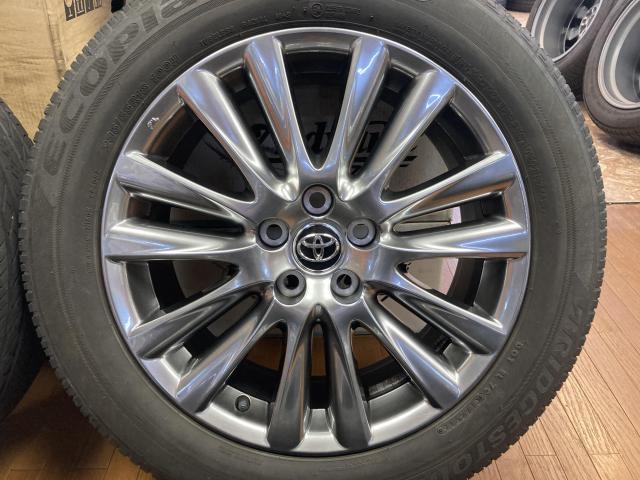 ◆新品ブリザック2021年付き◆TOYOTA 60ハリアー純正◆7.5J+45 5H114.3◆ブリヂストン DMV3 235/55R18 ◆ ハリアー クルーガー NX RAV4 等