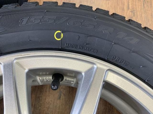 軽自動車サイズ冬用セット！
新品国産スタッドレス付！