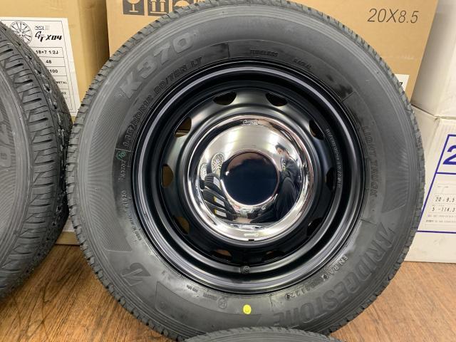 ⑱軽トラ・箱バン用の新品ゴツゴツタイヤと中古ホイールとナット ⑱軽トラ・箱バン用の新品ゴツゴツタイヤと中古ホイールとナット