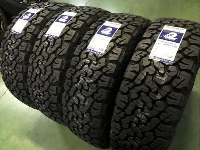 ４ＷＤ仕様！クロカン仕上げにオススメ！
ＳＵＶサイズBFGOODRICH ALL-TERRAIN T/AKO2！