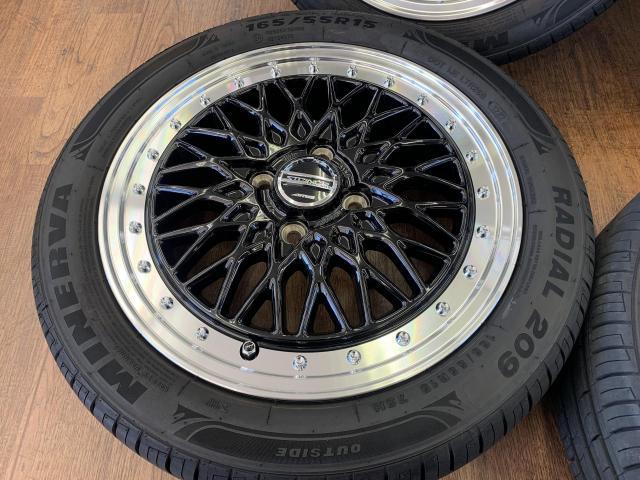 決算セール！
軽自動車サイズ１５インチ美品中古セット！