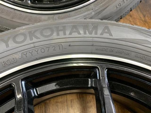 決算セール！ コンパクトカーサイズ１６インチ美品未使用ホイール＆中古タイヤセット！