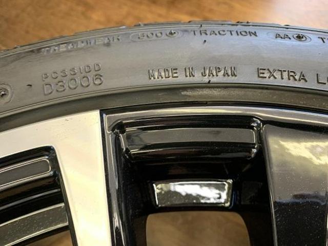 決算セール！未使用ホイール＆日本製中古タイヤ付！
