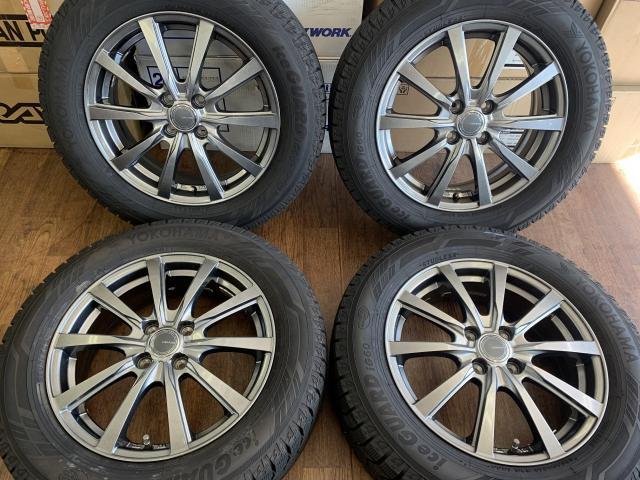 IG60 アルミ　ライズ　ロッキー　195/65R16 アイスガード6 グラス