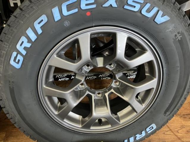 74ジムニーシエラで純正ホイールを使ったスタッドレスなら215/80R15がオススメ！ダンロップ SJ8プラスを装着！ | U-ICHIBAN  大宮バイパス店 ブログ一覧 | 中古ホイール・タイヤ買取・販売のU-ICHIBAN