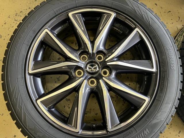 ＣＸ－５やＣＸ－８等に新品スタッドレス付！１９インチセット仕上がりました！