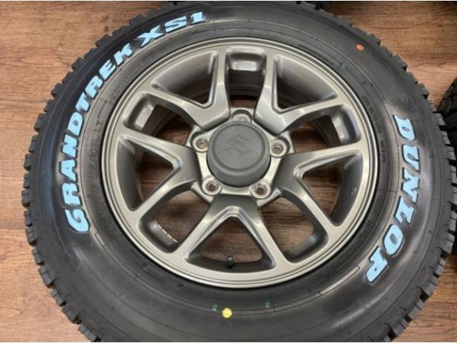 ジムニー用ＪＢ６４純正＆ホワイトレタースタッドレスセットのご案内！