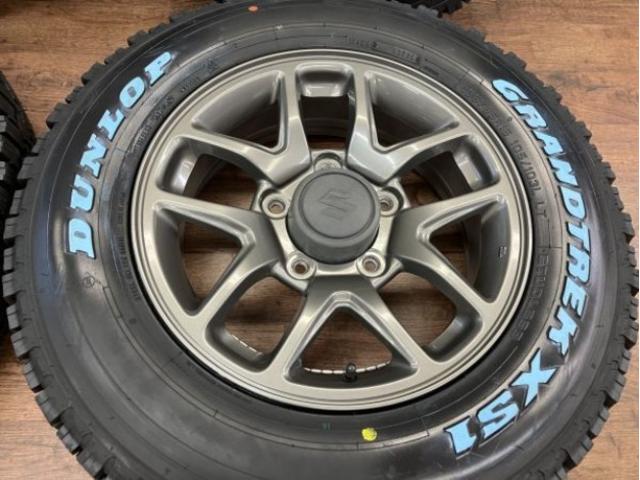 ジムニー用ＪＢ６４純正＆ホワイトレタースタッドレスセットのご案内！