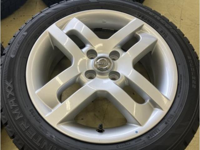 日産キューブ純正＆ダンロップ新品冬タイヤ付入荷！　