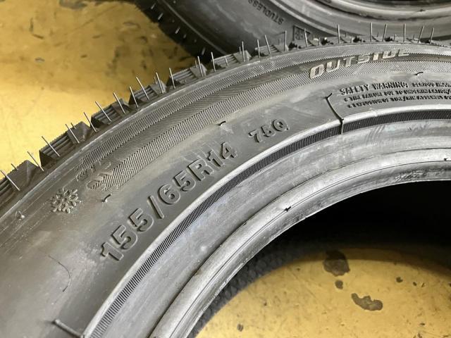 現行軽自動車のスタッドレス！！ホワイトレターモデル！！