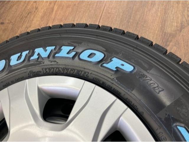 ハイエースやレジアスなどに！！純正スチール＆新品ダンロップスタッドレスのご案内！