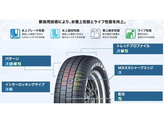 ハイエースやレジアスなどに！！純正スチール＆新品ダンロップスタッドレスのご案内！