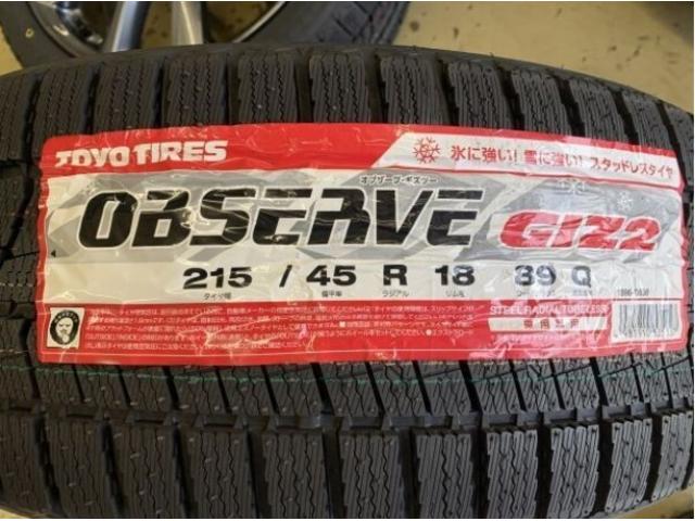 マツダ　ＭＡＺＤＡ３等の新品冬タイヤ付お買得セット！！