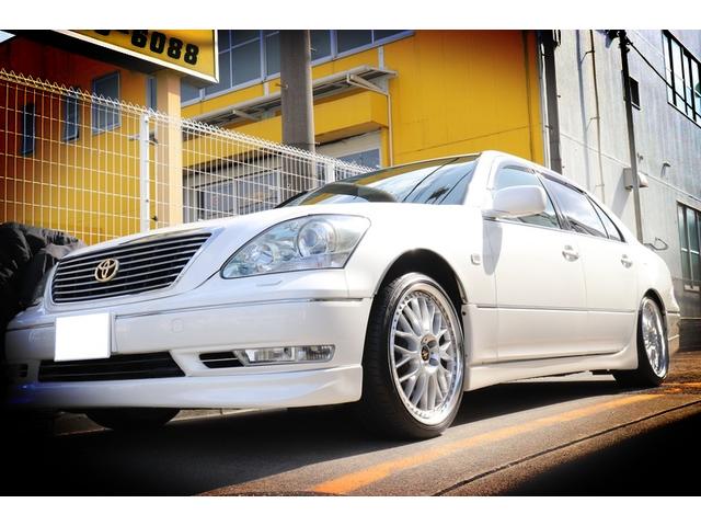 トヨタ 30セルシオ後期 WORK VSーXX19インチ 取付