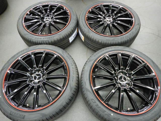 サイズ交換対象外 PIRELLI carlsson 1/14RSFピレリ PZERO 245/35-20 275/30-20  ベンツEクラス(W211、W212)用 タイヤ＆ホイール４本セット