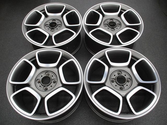 アバルト 595純正 17×7J+38 4H/98 ホイールのみ4本 ABARTH FIAT 500