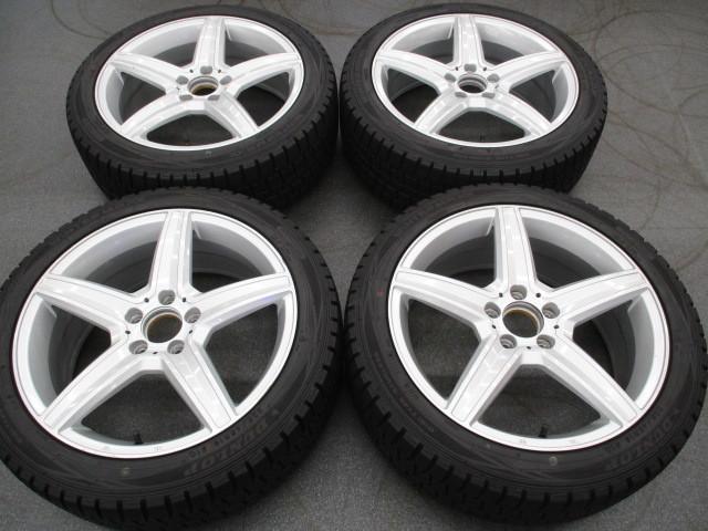 ベンツCクラス(W205)用 ユーロフォルシュ 18×7.5J+44 5H/112
ダンロップ ウィンターマックスWM01 225/45R18 18年製造 
A(W177) B(W247) CLA(C118) E(W212)にも