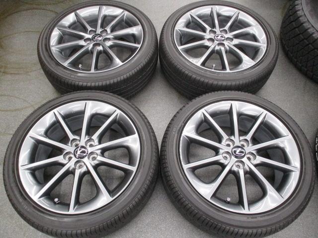 レクサス CT純正 17×7J+45 5H/100 YH dB E70 215/45R17 プリウス 