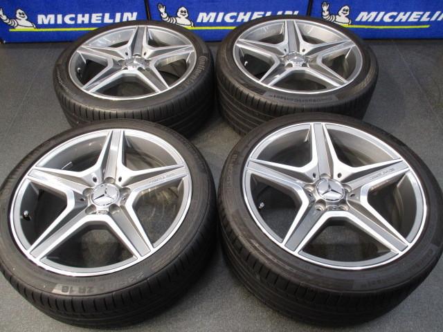 激レア!美品!AMG C63(W204) スタイリング6 18×8J+45/9J+54 CSC5P MO 235/40R18-255/35R18 マニア必見/極上/フルオリジナル/未修整/メルセデスベンツ/Cクラス/ベンツ純正