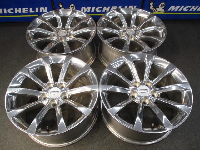 キャデラック CTS純正 18×8.5J+32 5H/120 アメ車/アメリカ車/輸入車/高級車/ビレット/バフ/ホイールのみ/スタッドレス用/冬季用/冬用/ドレスアップにも！Cadillac