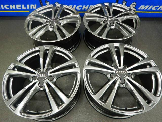 アウディ S3純正 5パラレルスポーク 18×7.5J+51 5H/112 57.1Φ AUDI/A3/輸入車/高級車/ドイツ車/ハイグロス/ハイパーブラック/カスタムペイント/ホイールペイント/ドレスアップ